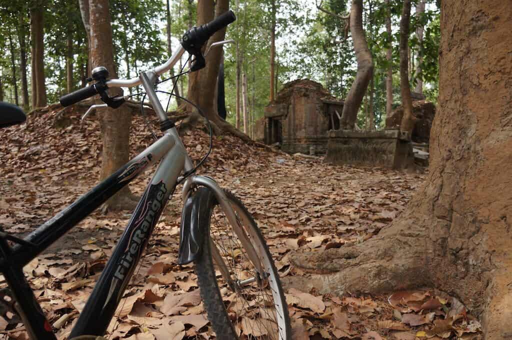 Vélo, Cambodge, Roluos