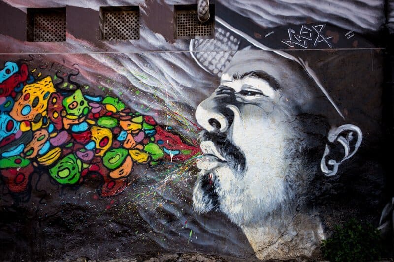 Valparaiso, Chili, graffiti, Street Art