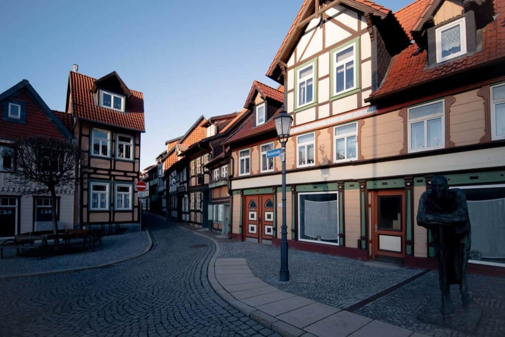 Allemagne, voyage, Harz, nature, colombage, parc, réserve, train à vapeur