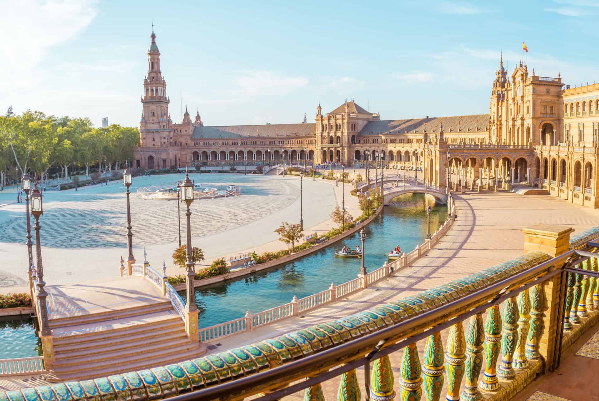 seville decembre plaza de espana