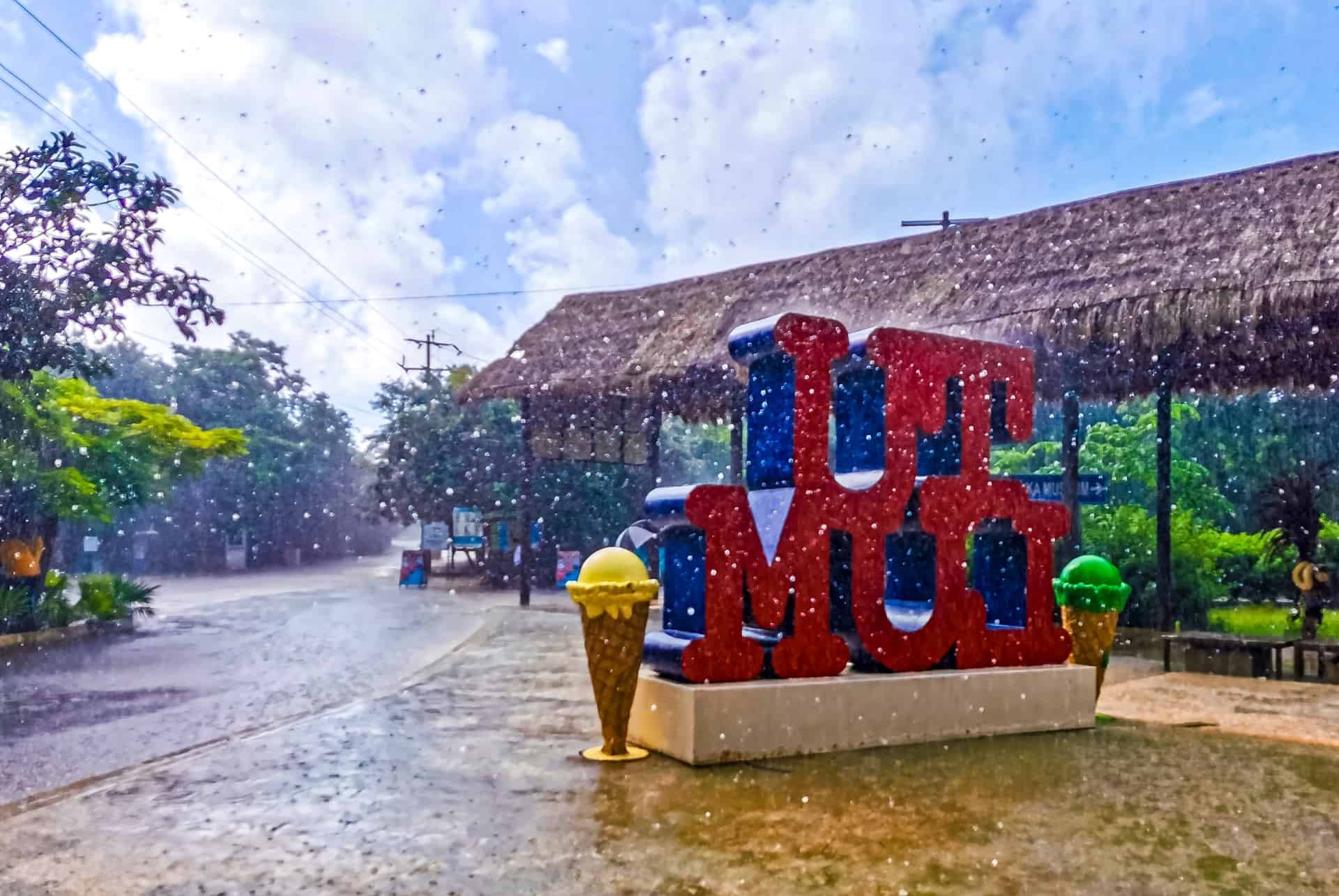 pluie tulum