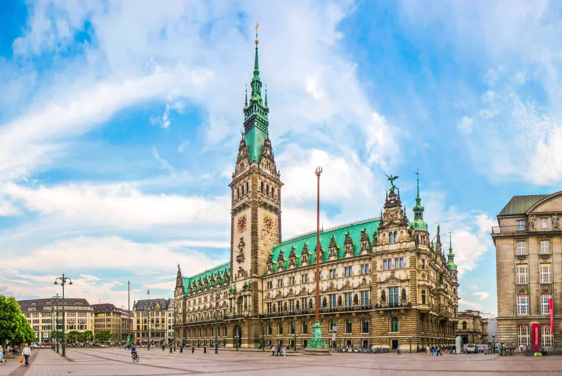rathausmarkt hambourg