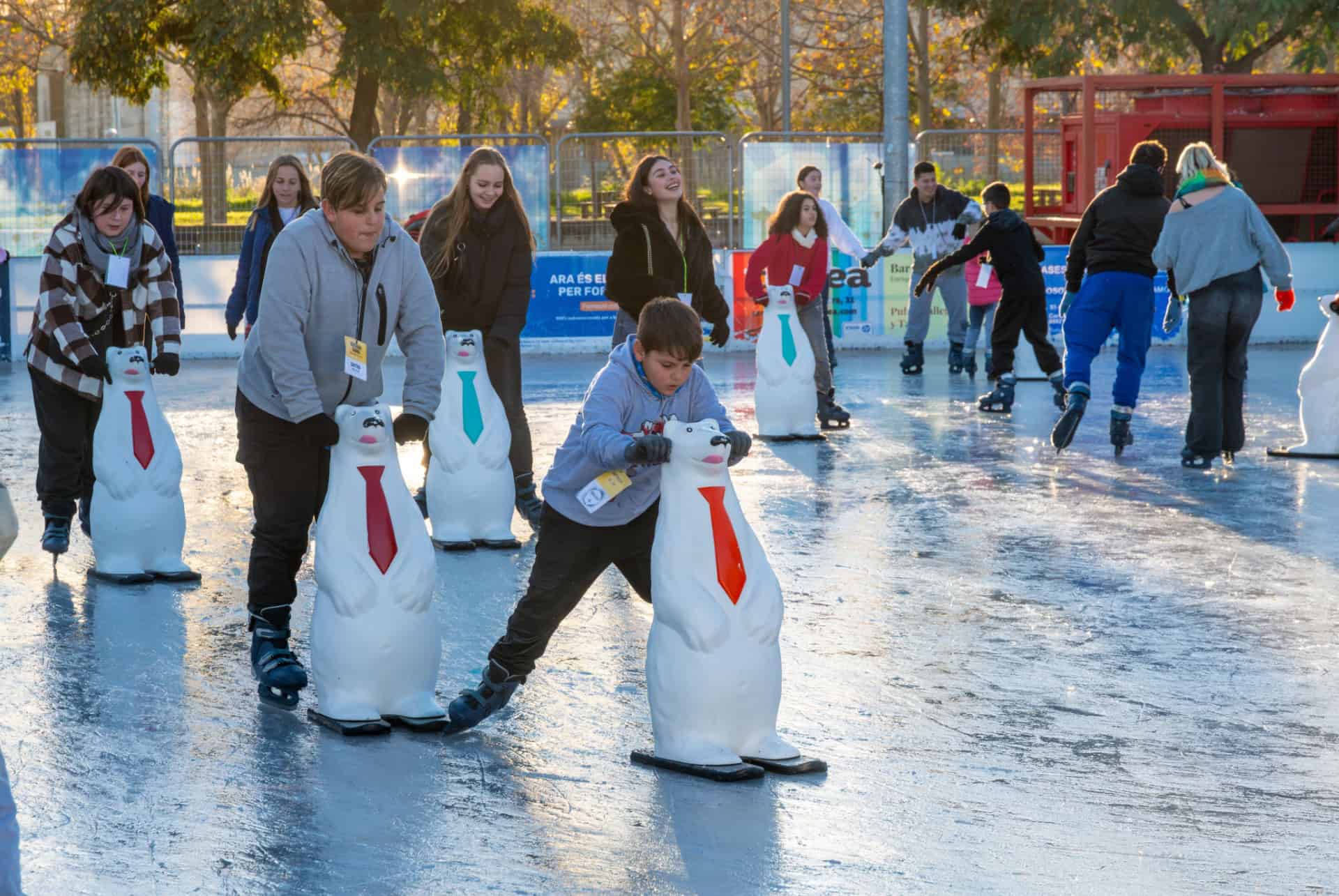 patinoire barcelone decembre