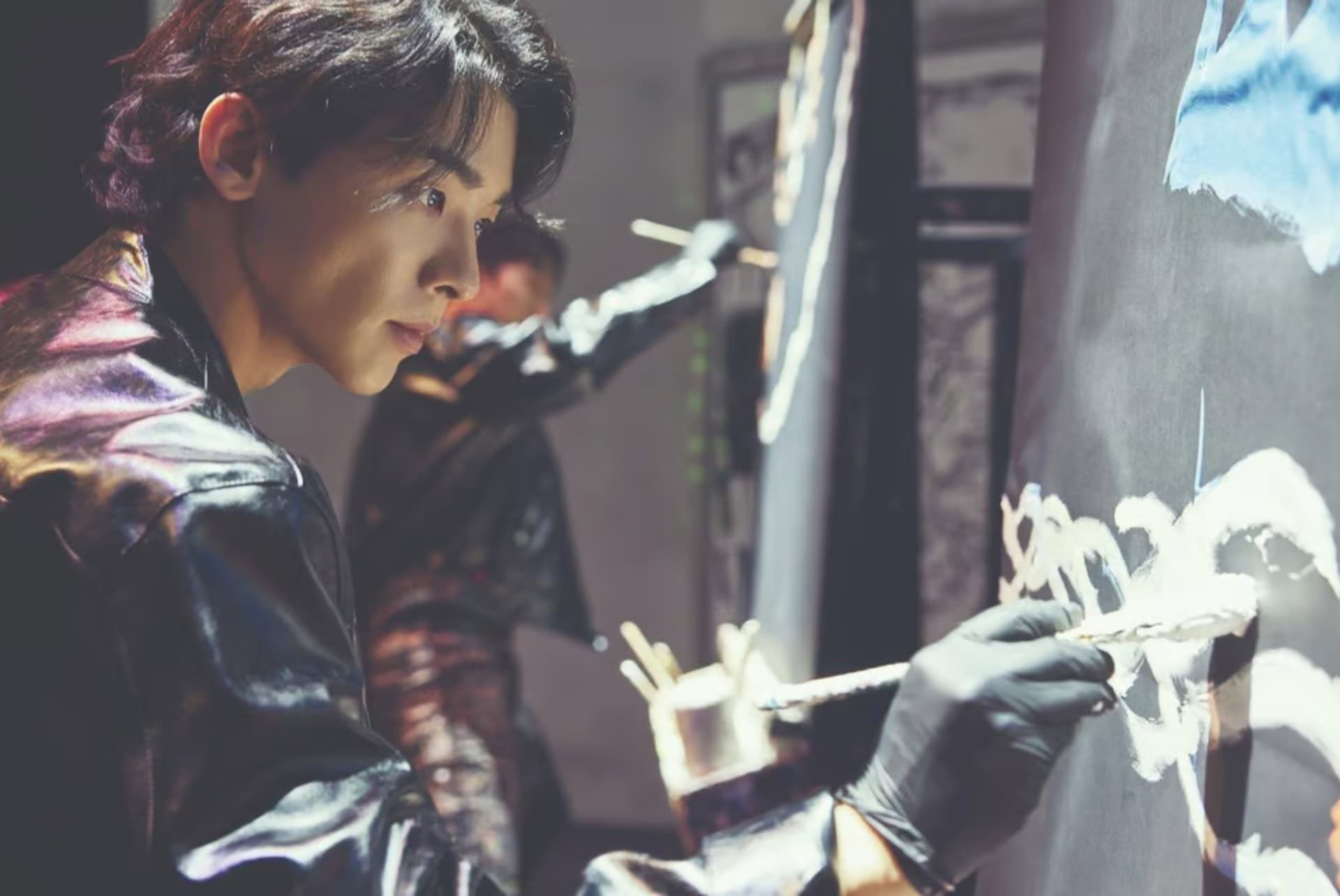 spectacle danse et peinture en live coree du sud