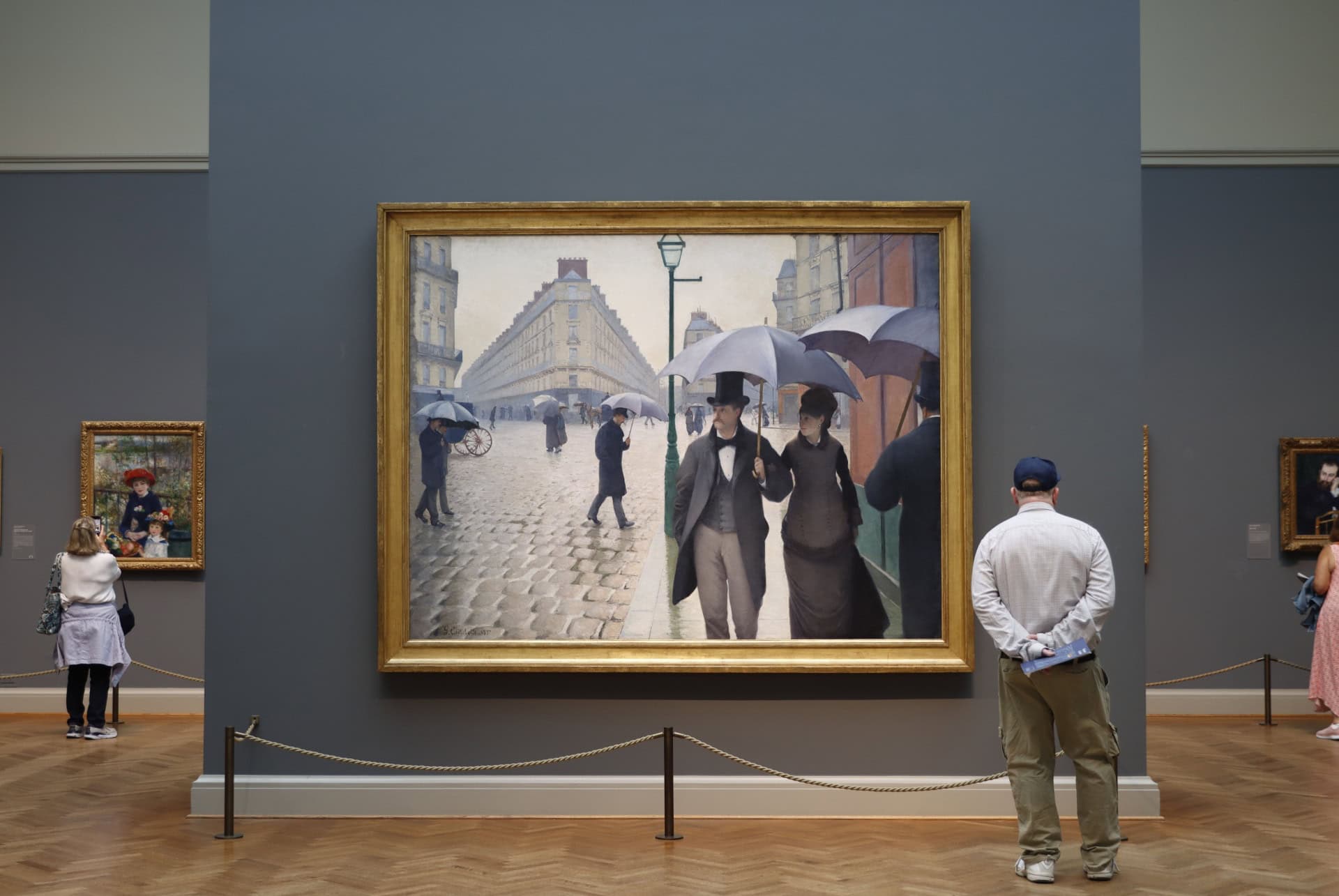 tableau de caillebotte au art institute de chicago
