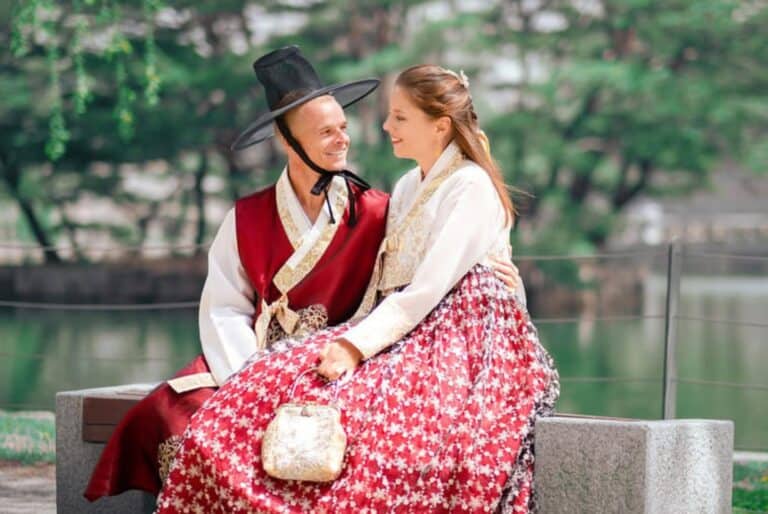 Location de hanbok et entrée au palais Gyeongbokgung