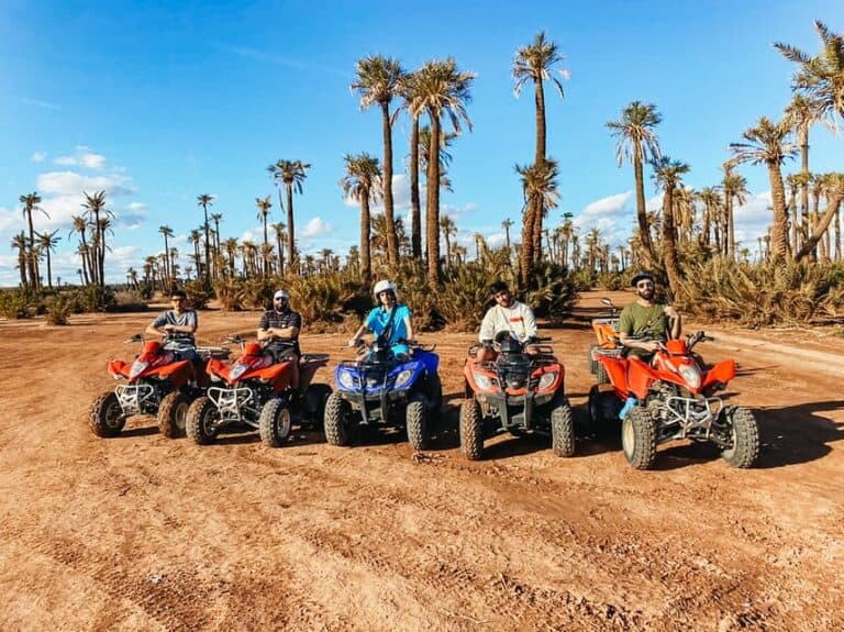 Excursion en quad dans la Palmeraie