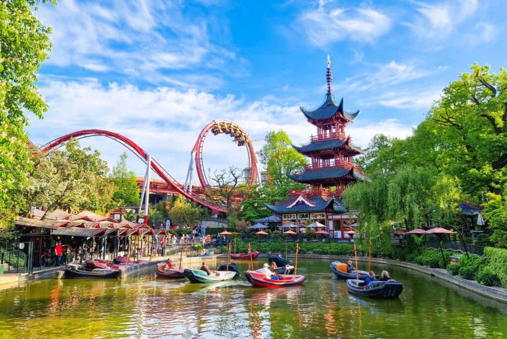 jardins tivoli copenhague printemps