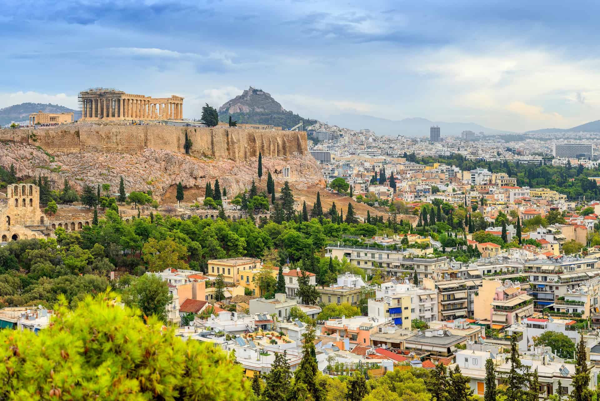 location de voiture a athenes panorama sur la ville
