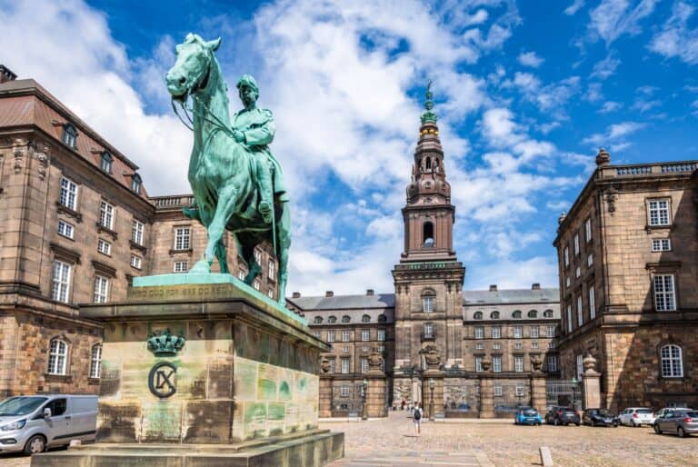 Entrée au palais de Christiansborg