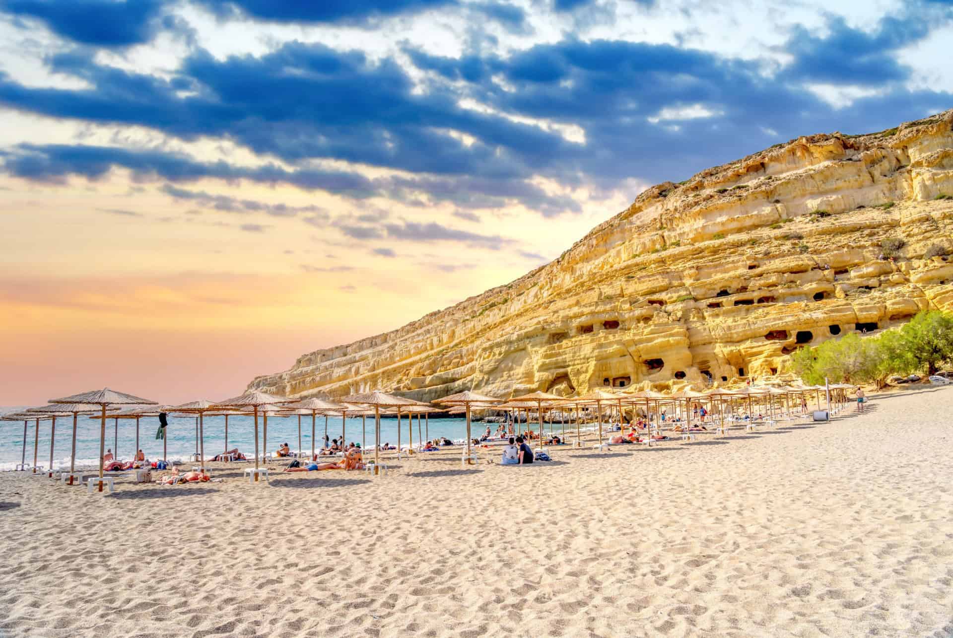 plus belles plages de crete matala