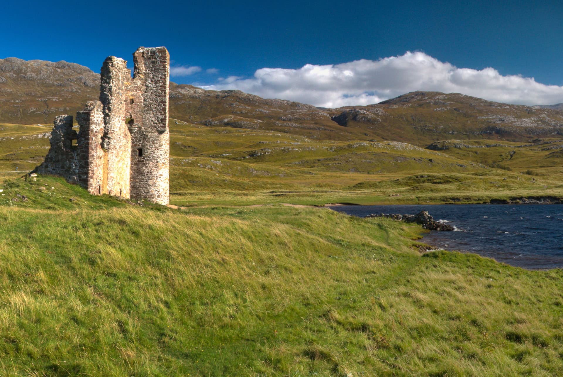 ruines du chateau de ardvreck road trip en ecosse