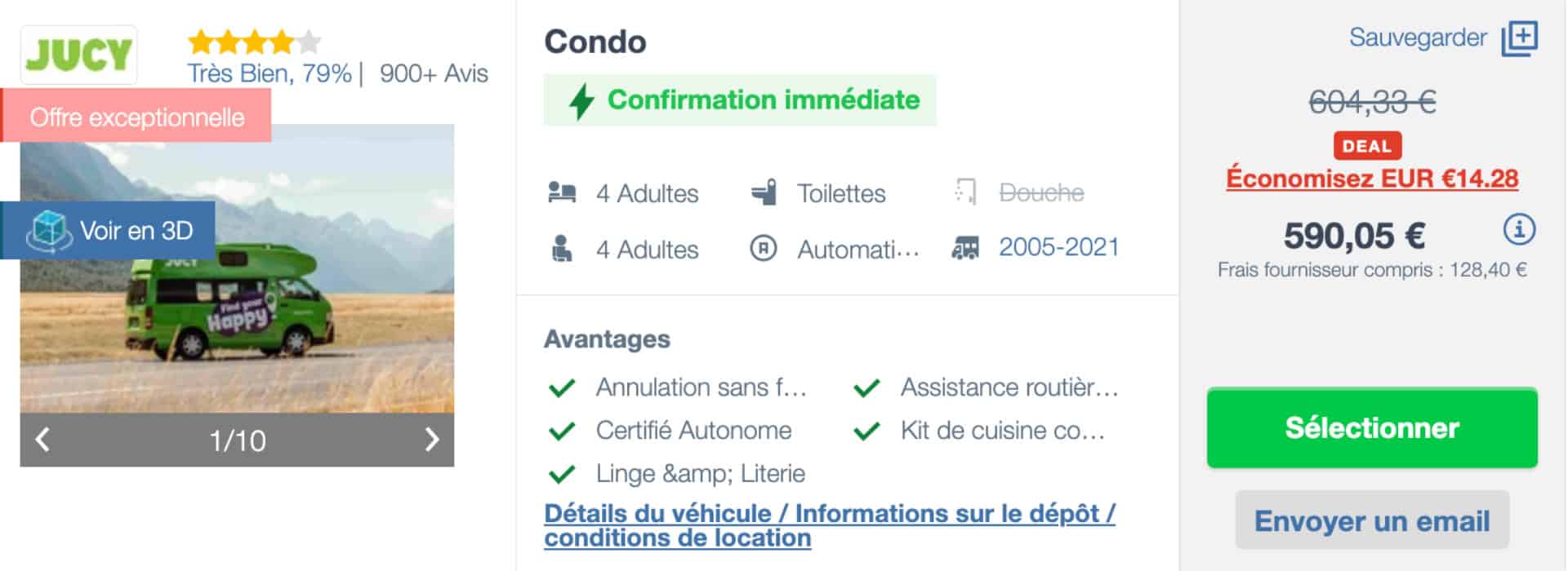 exemple van autonome