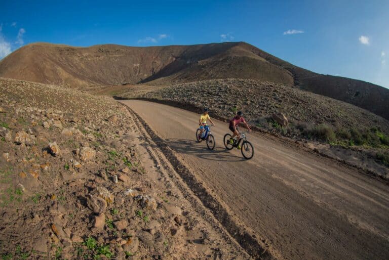 Location de vélos électriques au parc naturel de Corralejo