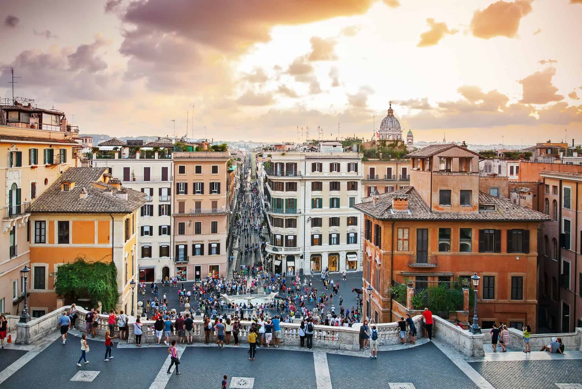 touristes rome en septembre