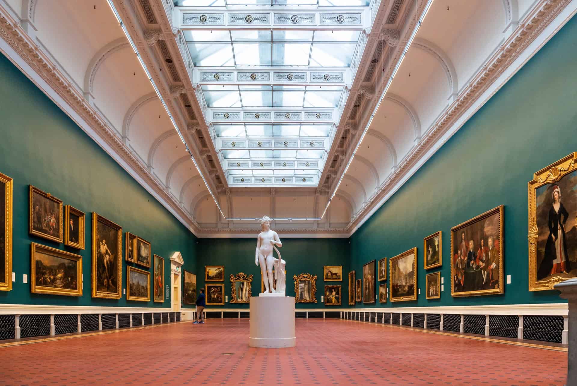 la grande gallerie dublin en hiver