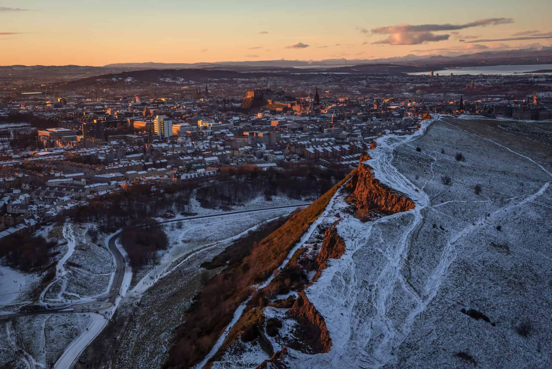 arthur seat neige
